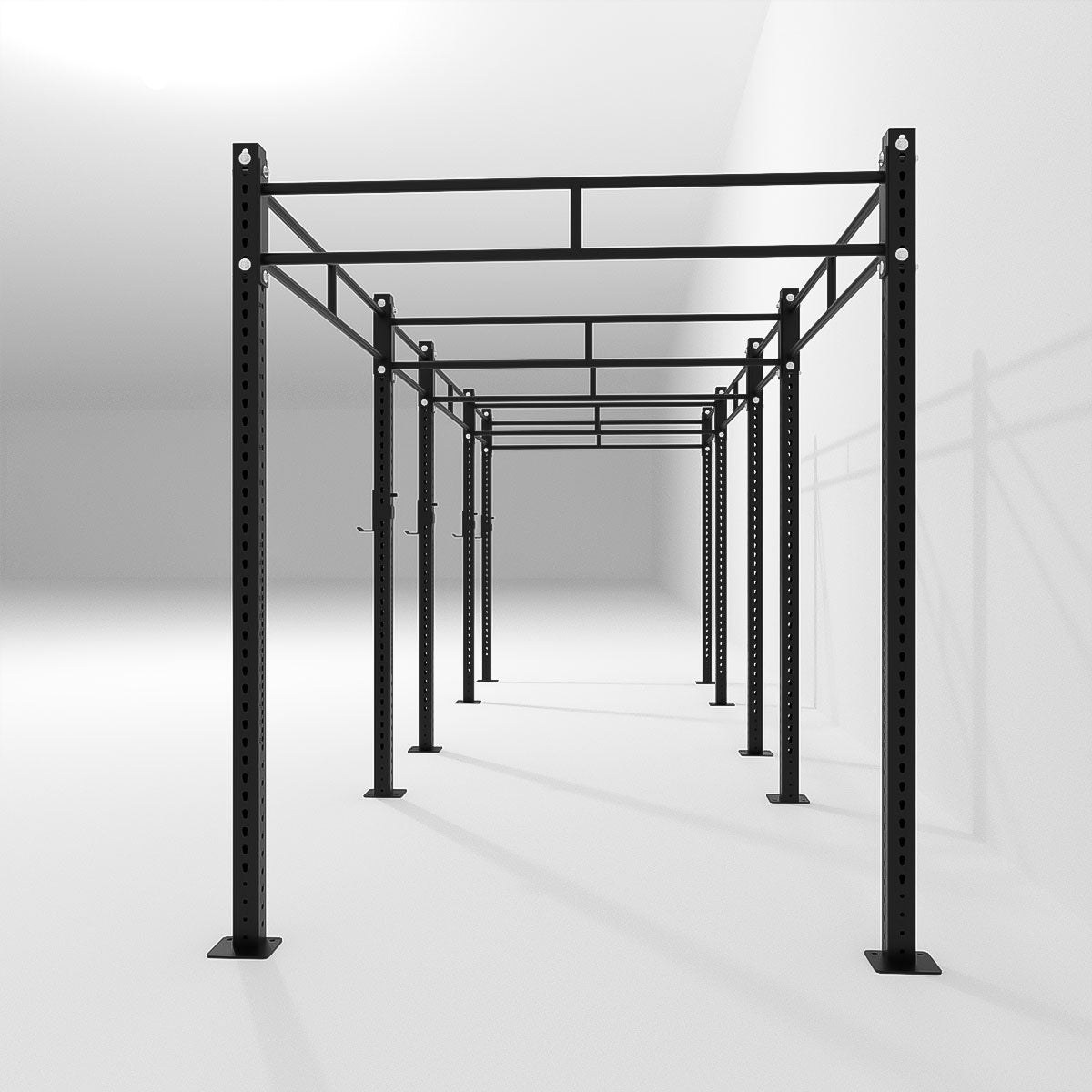 RACK CENTRAL EN CADENA, DOBLE BARRA 240"