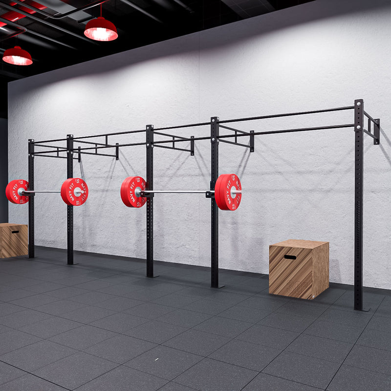 RACK DE PARED EN CADENA DOBLE BARRA 240"
