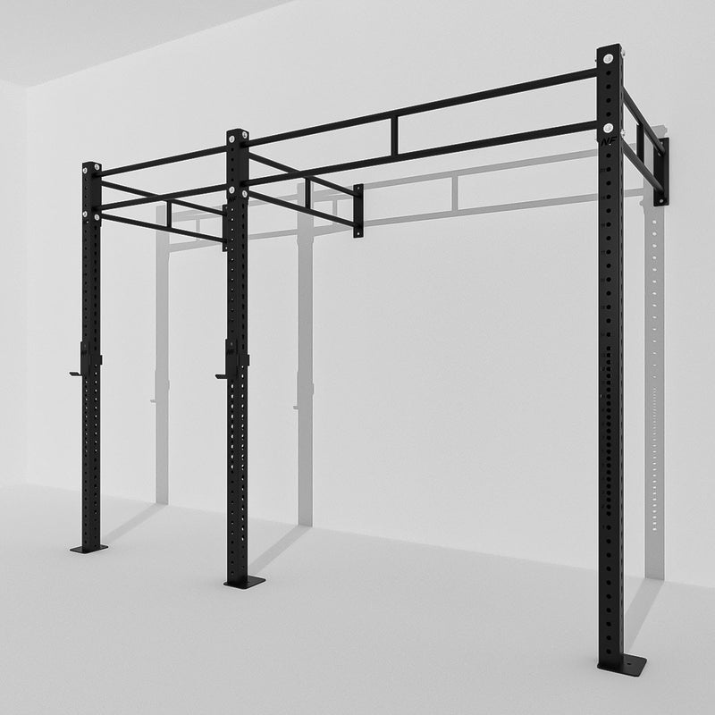 RACK DE PARED EN CADENA, DOBLE BARRA 120"