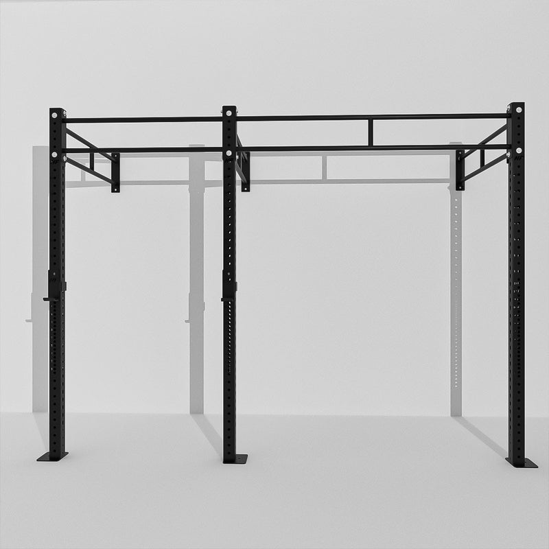 RACK DE PARED EN CADENA, DOBLE BARRA 120"