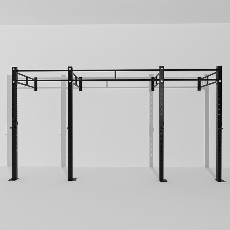 RACK DE PARED EN CADENA, DOBLE BARRA 168"