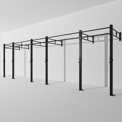 RACK DE PARED EN CADENA, DOBLE BARRA 288"