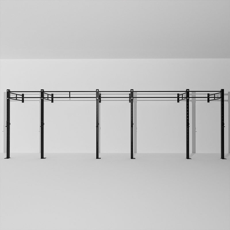 RACK DE PARED EN CADENA, DOBLE BARRA 288"