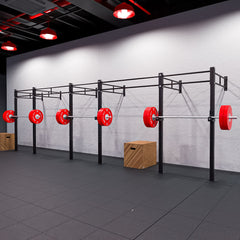 RACK DE PARED EN CADENA, DOBLE BARRA 288"