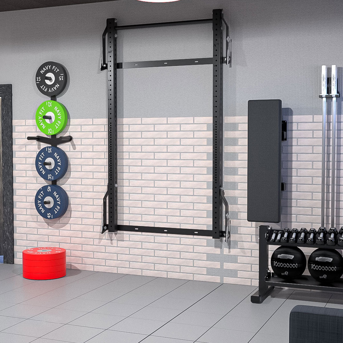 RACK PLEGABLE VERTICAL / PULL UP BAR-7