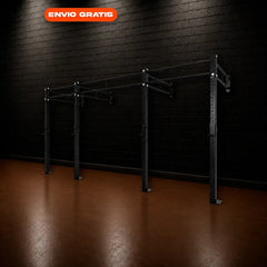 RACK DE PARED EN CADENA, DOBLE BARRA 168"-1