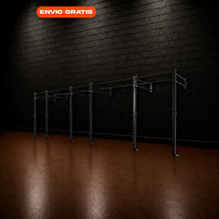 RACK DE PARED EN CADENA, DOBLE BARRA 288"-1