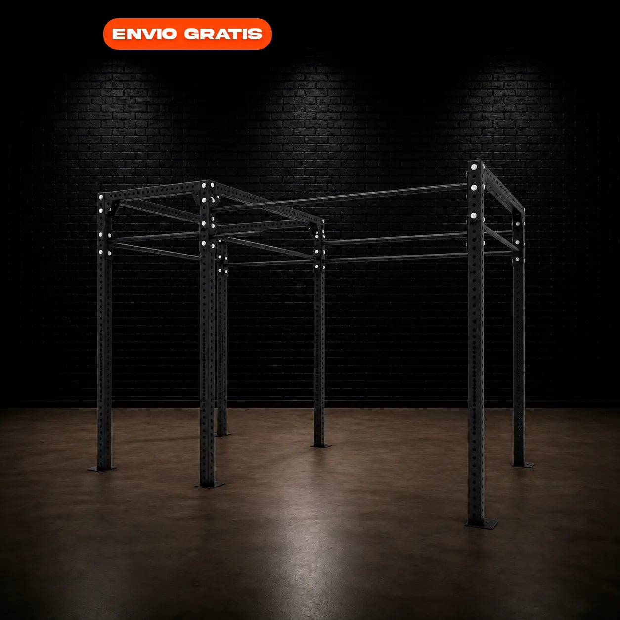 RACK CENTRAL EN CADENA CON VIGA 120"
