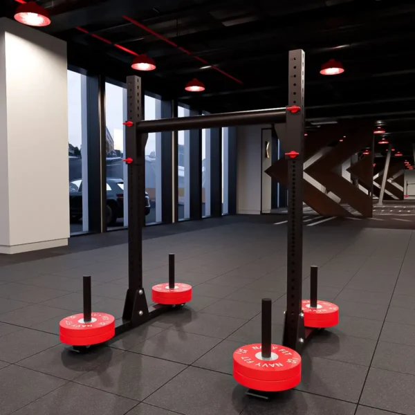 Monster Yoke 70″ Navyfit de acero reforzado, equipo multifuncional para arrastres, empujes y dominadas.