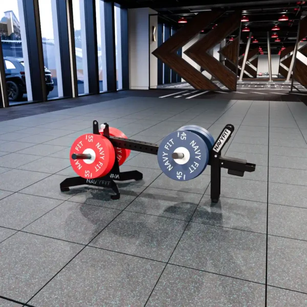 J-Squat con Base Navyfit de acero reforzado, equipo estable para sentadillas, presses y entrenamiento funcional